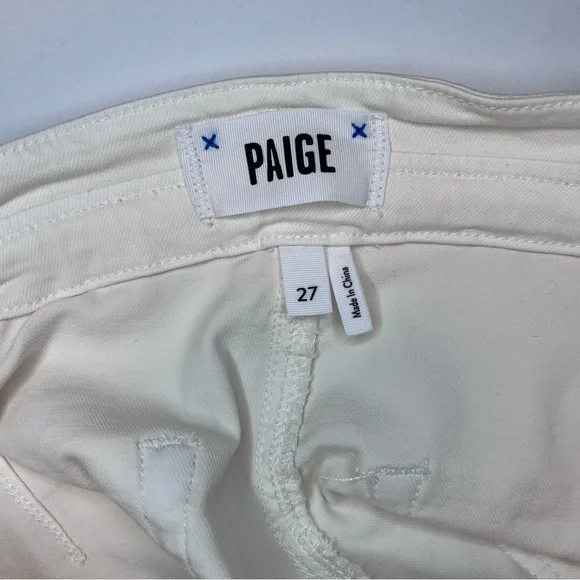 PAIGE Carly Drawstring Waistband Tie Wide Leg Stretch Pants Women's Size 27 - Picture 9 of 10